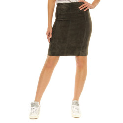 Leather skirt ”Constellation” Oakwood grey